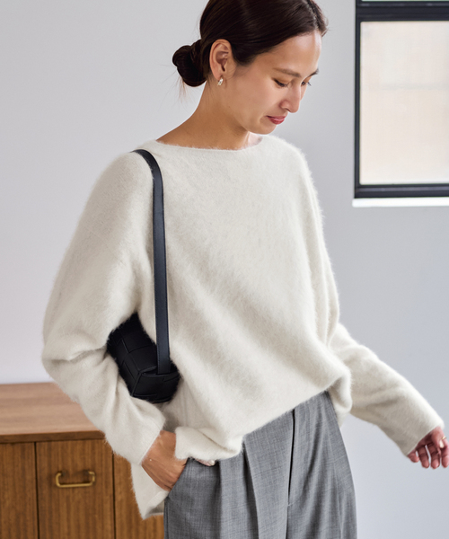 セール】≪追加≫FOX/CASHMERE ボートネック プルオーバー2（ニット