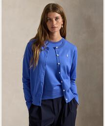 ポロ ラルフ ローレン コットンブレンド カーディガン パープル　Mサイズ コットンブレンド カーディガン | ポロ ラルフ ローレン(POLO RALPH