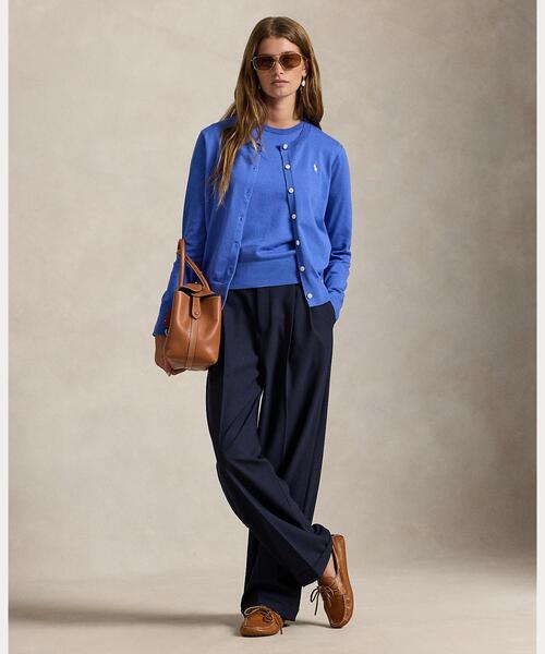 コットン クルーネック カーディガン（カーディガン/ボレロ）｜POLO