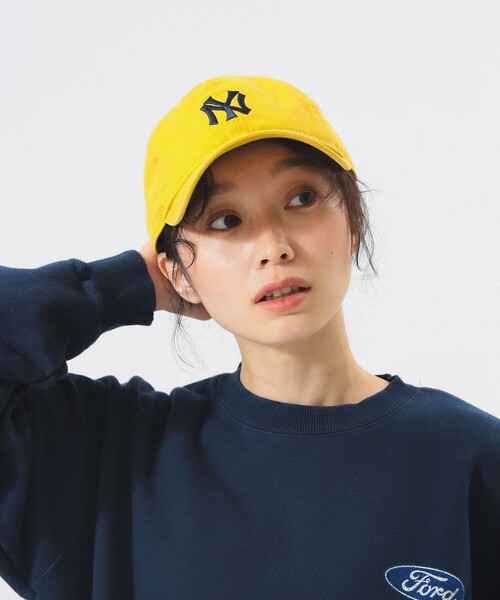 NEW ERA（ニューエラ）の「【別注】NEW ERA / MLB 920（キャップ・レディース・イエロー/ネイビー/パープル・ONE SIZE）」の3枚目の写真