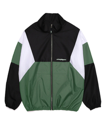 URBAN PLAYERS（アーバンプレイヤーズ）の「ニュイング オーバーサイズ ウインドブレーカー ジャケット (グリーン)（ナイロンジャケット）」