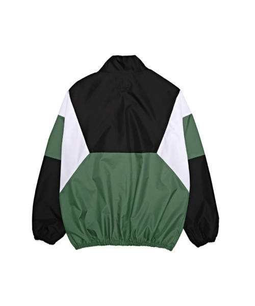 URBAN PLAYERS(アーバンプレイヤーズ)の「ニュイング オーバーサイズ ウインドブレーカー ジャケット (グリーン)(ナイロンジャケット・レディース・その他・LARGE/X-LARGE/MEDIUM)」の2枚目の写真