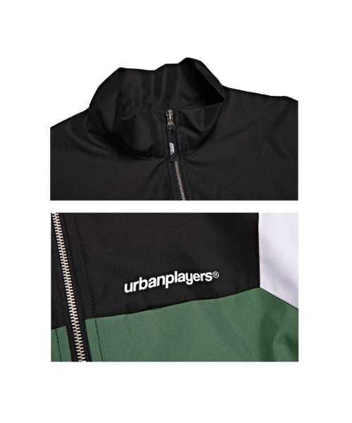 URBAN PLAYERS(アーバンプレイヤーズ)の「ニュイング オーバーサイズ ウインドブレーカー ジャケット (グリーン)(ナイロンジャケット・レディース・その他・LARGE/X-LARGE/MEDIUM)」の3枚目の写真