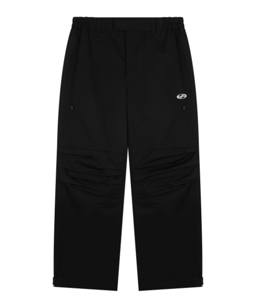 HYUNFIT（ヒョンフィット）の「PINTUCK DETAIL PANTS-[BLACK]（その他パンツ・メンズ・その他・MEDIUM/LARGE/X-LARGE）」の2枚目の写真