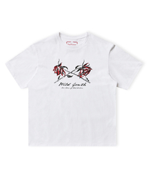 RAD FICTION（ラッドフィックション）の「CYRIL WILD YOUTH ROSE T-SHIRT / WHITE（Tシャツ/カットソー）」