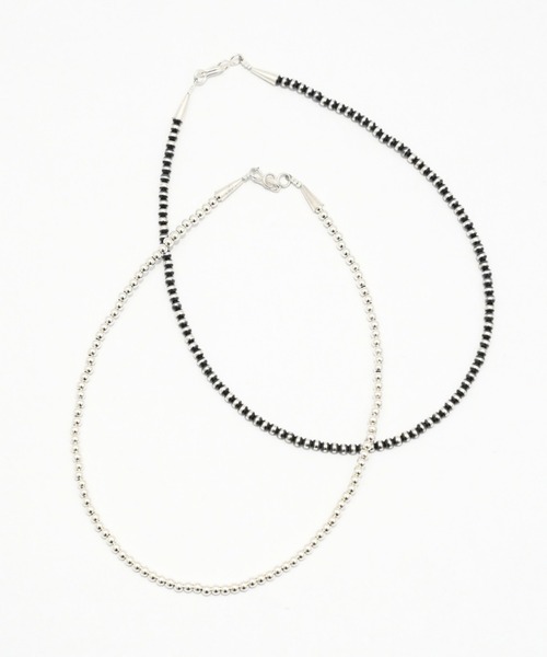 ERICKA NICOLAS BEGAY（エリッカ ニコラス ビゲイ）の「【ERICKA NICOLAS BEGAY】 NAVAJO PEARL NECKLACE / 4-45（ネックレス・メンズ・シルバー系2・45）」の3枚目の写真