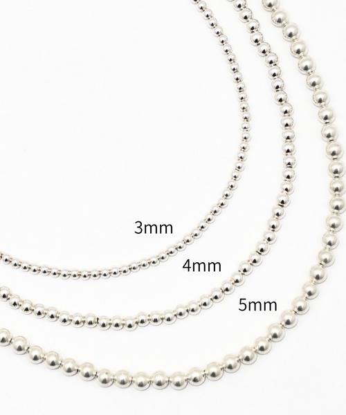 ERICKA NICOLAS BEGAY（エリッカ ニコラス ビゲイ）の「【ERICKA NICOLAS BEGAY】 NAVAJO PEARL NECKLACE / 4-45（ネックレス・メンズ・シルバー系2・45）」の5枚目の写真