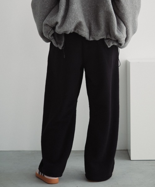 Auntie Rosa Holiday（アンティローザホリデー）の「ボアフリースボリュームパンツ（その他パンツ・レディース・ベージュ/ブラック・FREE）」の6枚目の写真