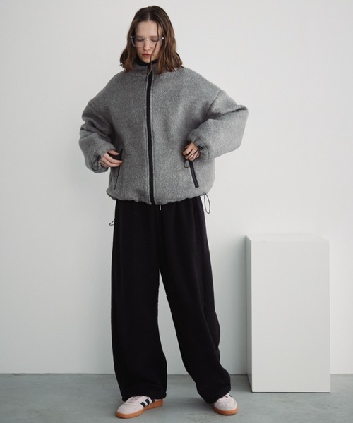 Auntie Rosa Holiday（アンティローザホリデー）の「ボアフリースボリュームパンツ（その他パンツ・レディース・ベージュ/ブラック・FREE）」の8枚目の写真