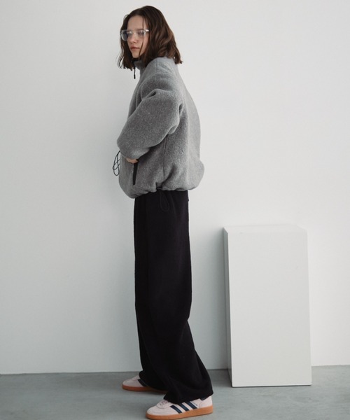 Auntie Rosa Holiday（アンティローザホリデー）の「ボアフリースボリュームパンツ（その他パンツ・レディース・ベージュ/ブラック・FREE）」の9枚目の写真