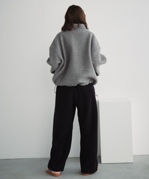 Auntie Rosa Holiday（アンティローザホリデー）の「ボアフリースボリュームパンツ（その他パンツ・レディース・ベージュ/ブラック・FREE）」の10枚目の写真