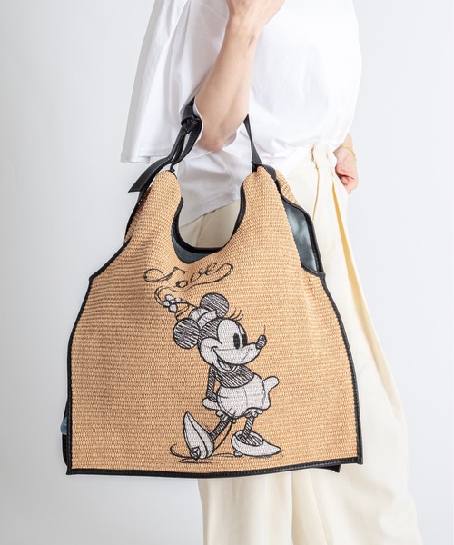 ANITA BILARDI(アニタビラルディ)の「【Anita Bilardi】トートバッグ かごバッグ ラフィア ワンハンドルバッグ(かごバッグ・レディース・ナチュラル/ベージュ/ホワイト/ブラック・FREE)」の5枚目の写真