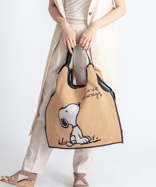ANITA BILARDI(アニタビラルディ)の「【Anita Bilardi】トートバッグ かごバッグ ラフィア ワンハンドルバッグ(かごバッグ・レディース・ナチュラル/ベージュ/ホワイト/ブラック・FREE)」の8枚目の写真
