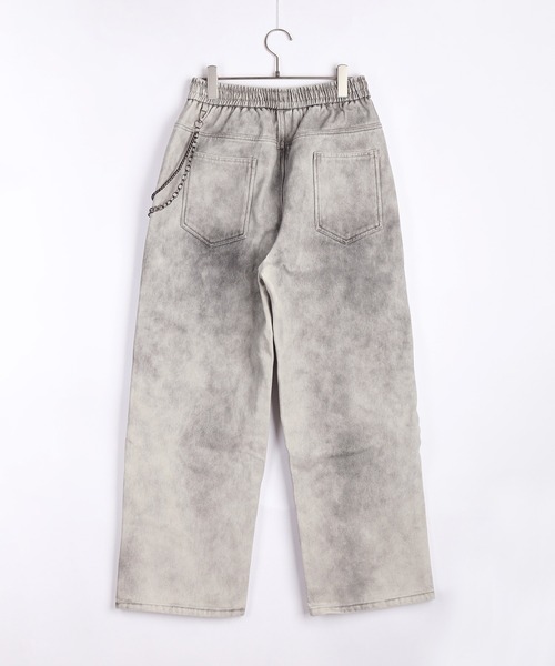 WESTSEA(ウエストシー)の「ウォレットチェーン付き デニムパンツ ウォッシュ加工(デニムパンツ・メンズ・グレー/ブルー/ブラック・M/L/XL)」の6枚目の写真