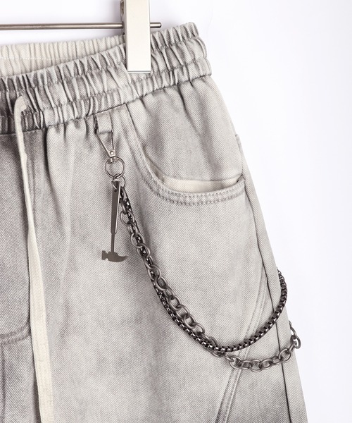 WESTSEA(ウエストシー)の「ウォレットチェーン付き デニムパンツ ウォッシュ加工(デニムパンツ・メンズ・グレー/ブルー/ブラック・M/L/XL)」の10枚目の写真