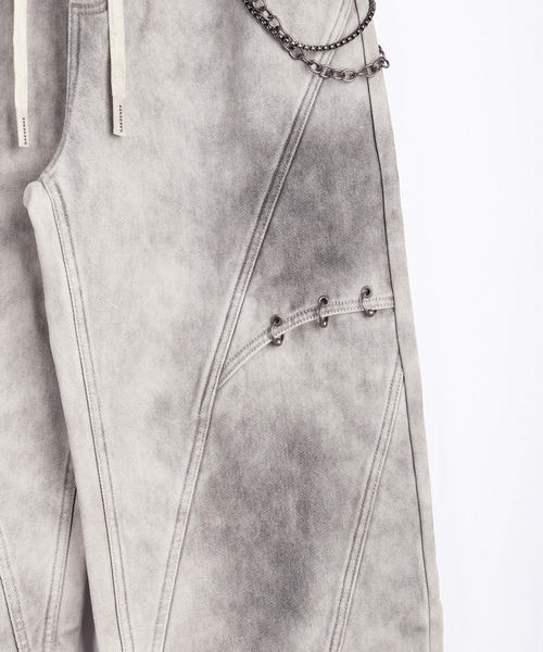 WESTSEA(ウエストシー)の「ウォレットチェーン付き デニムパンツ ウォッシュ加工(デニムパンツ・メンズ・グレー/ブルー/ブラック・M/L/XL)」の11枚目の写真