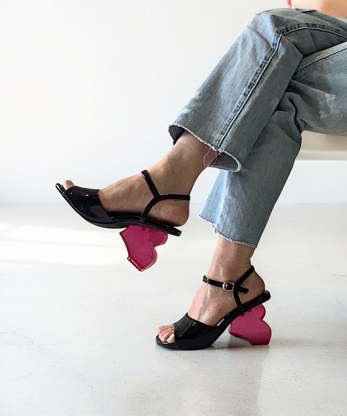 Jeffrey Campbell（ジェフリーキャンベル）の「ハートヒールサンダル（サンダル・レディース・ブラック・36/35/39/38/37）」の22枚目の写真