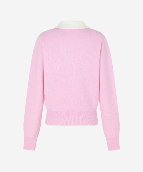 LORDLOAR(ロードロアル)の「シグニチャー配色カラー長袖ニットPINK(ニット/セーター・レディース・その他・LARGE/MEDIUM/SMALL)」の5枚目の写真