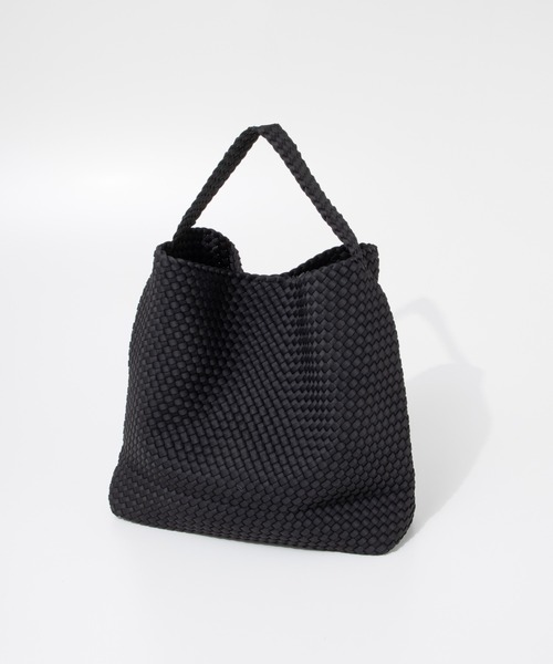 NAGHEDI(ナゲディ)の「NAGHEDI Nomad Large Hobo ナケディ メッシュ ノマド ラージ ホーボー トートバッグ(トートバッグ・レディース・ベージュ/ブラック/クリーム・FREE)」の6枚目の写真