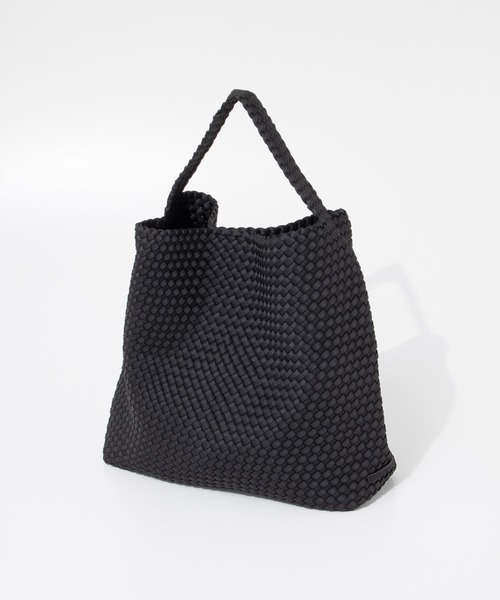 NAGHEDI(ナゲディ)の「NAGHEDI Nomad Large Hobo ナケディ メッシュ ノマド ラージ ホーボー トートバッグ(トートバッグ・レディース・ベージュ/ブラック/クリーム・FREE)」の7枚目の写真