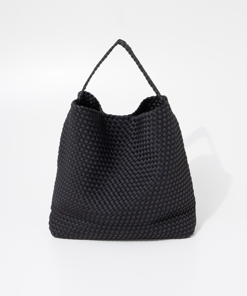 NAGHEDI(ナゲディ)の「NAGHEDI Nomad Large Hobo ナケディ メッシュ ノマド ラージ ホーボー トートバッグ(トートバッグ・レディース・ベージュ/ブラック/クリーム・FREE)」の8枚目の写真