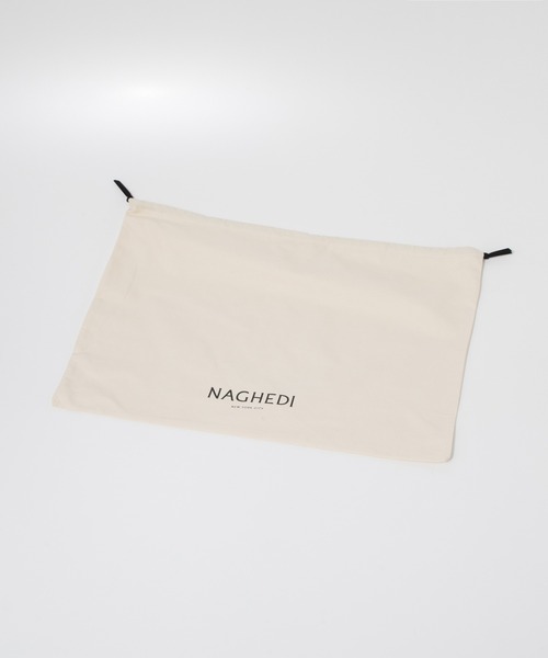 NAGHEDI(ナゲディ)の「NAGHEDI Nomad Large Hobo ナケディ メッシュ ノマド ラージ ホーボー トートバッグ(トートバッグ・レディース・ベージュ/ブラック/クリーム・FREE)」の14枚目の写真