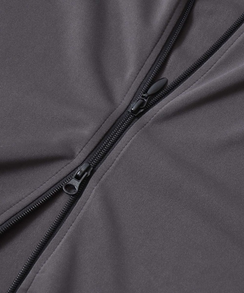 SITRY（シトリー）の「SITRY Heart Embroidery Track Jacket/別注 オーバーサイズ ダブルジップ ハートロゴ ワンポイントラメ刺繍 トラックジャケット ジャージ メンズ レディース（ジャージ・メンズ・ベージュ/チャコール/ネイビー・XL/L/M）」の11枚目の写真