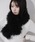 me+em select�i�~�[���Z���N�g�j�́u�y �Qcolor �z�v�[�h���t�F�C�N�t�@�[�{�����[�������O�}�t���[ �^ poodle fake fur volume long muffler�i�}�t���[�j�v�b�u���b�N