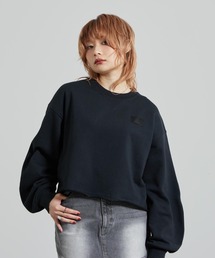 JORDAN BRAND | ジョーダン フライト フリース ウィメンズ モッドクロップ クルーネック スウェットシャツ / Jordan Flight Fleece Women's Mod-Crop Crew-Neck Sweatshirt IF1007-010 Black(スウェット)