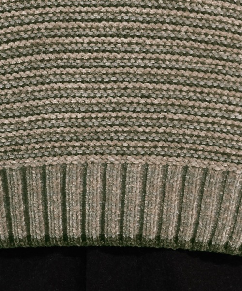 BAYFLOW（ベイフロー）の「BLOOM WAVEニットプルオーバー（ニット/セーター・メンズ・ブラック/グリーン/ベージュ・MEDIUM/LARGE）」の10枚目の写真