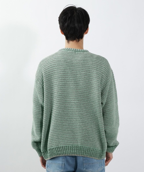 BAYFLOW（ベイフロー）の「BLOOM WAVEニットプルオーバー（ニット/セーター・メンズ・ブラック/グリーン/ベージュ・MEDIUM/LARGE）」の19枚目の写真