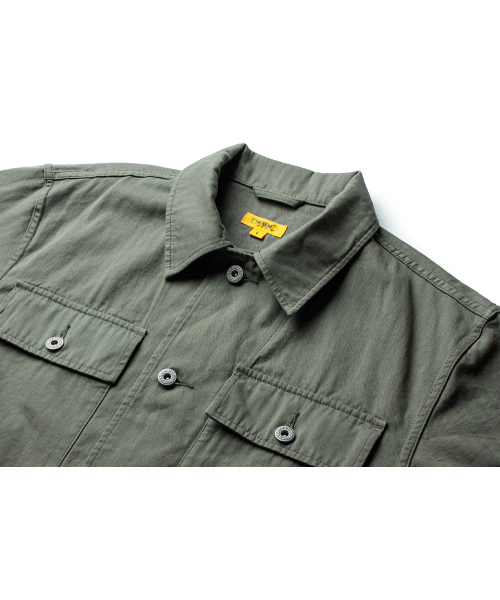 THE RESQ（ザーレスキュー）の「HBT M43 KILROY JACKET [VINTAGE OLIVE]（デニムジャケット・メンズ・その他・MEDIUM/LARGE/X-LARGE）」の4枚目の写真