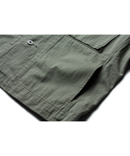 THE RESQ（ザーレスキュー）の「HBT M43 KILROY JACKET [VINTAGE OLIVE]（デニムジャケット・メンズ・その他・MEDIUM/LARGE/X-LARGE）」の6枚目の写真
