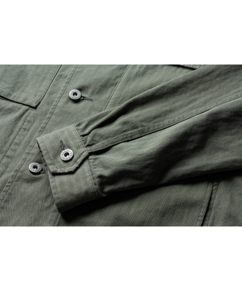 THE RESQ（ザーレスキュー）の「HBT M43 KILROY JACKET [VINTAGE OLIVE]（デニムジャケット・メンズ・その他・MEDIUM/LARGE/X-LARGE）」の7枚目の写真