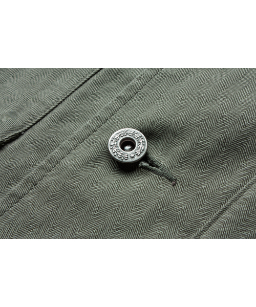 THE RESQ（ザーレスキュー）の「HBT M43 KILROY JACKET [VINTAGE OLIVE]（デニムジャケット・メンズ・その他・MEDIUM/LARGE/X-LARGE）」の8枚目の写真