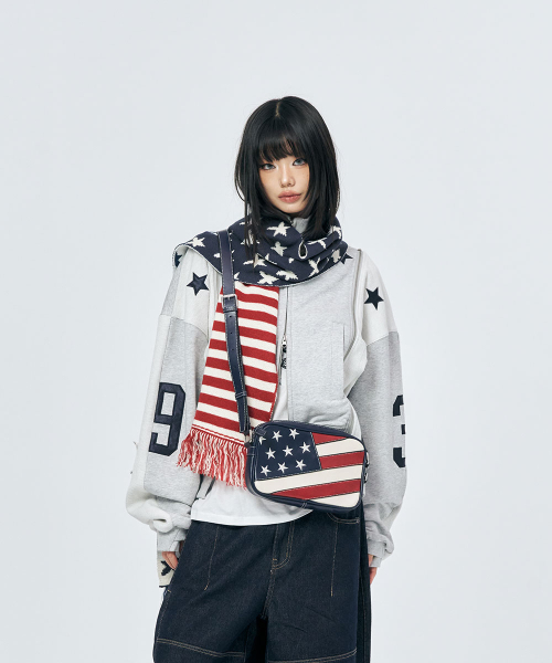 SCHISM INDUCING（スキズムインデューシング）の「US FLAG MINI BAG NAVY（ショルダーバッグ・レディース・その他・OS）」の7枚目の写真