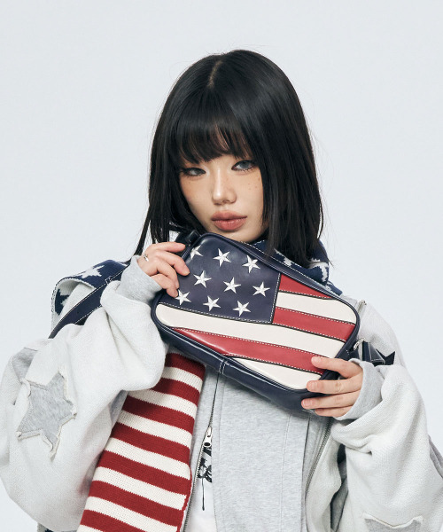 SCHISM INDUCING（スキズムインデューシング）の「US FLAG MINI BAG NAVY（ショルダーバッグ・レディース・その他・OS）」の10枚目の写真