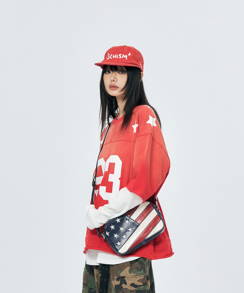 SCHISM INDUCING（スキズムインデューシング）の「US FLAG MINI BAG NAVY（ショルダーバッグ・レディース・その他・OS）」の14枚目の写真