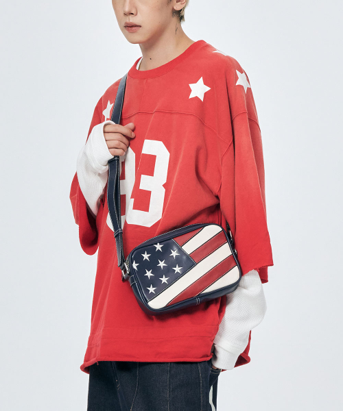 SCHISM INDUCING（スキズムインデューシング）の「US FLAG MINI BAG NAVY（ショルダーバッグ・レディース・その他・OS）」の18枚目の写真