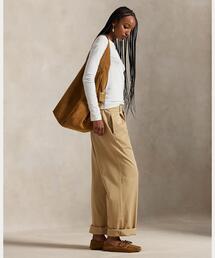 POLO RALPH LAUREN | プリーテッド コットンブレンド リラックス パンツ(その他パンツ)