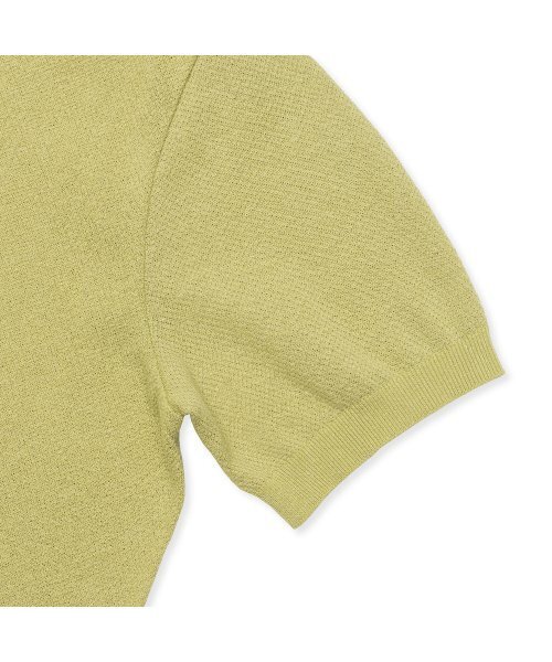 PRODESHIRT(プロデシャツ)の「ヴィンテージリネンピケポロニット(ハーブ)(ニット/セーター・メンズ・その他・M/L/XL)」の3枚目の写真
