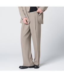 HYOJI（ヒョージ）の「ワンタックワイドスラックス（四季、夏-8カラー）（スラックス）」