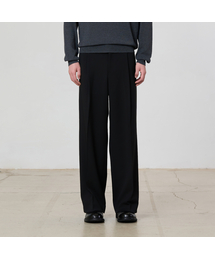 HYOJI（ヒョージ）の「ワンタックワイドスラックス (F01-3カラー)（スラックス）」