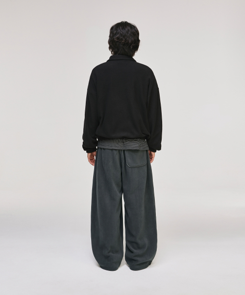 SIGNATURE（シグネチャ）の「ワイドポラポリストレーニングパンツ[チャコール]（スウェットパンツ・レディース・その他・M/L）」の9枚目の写真