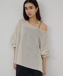 GALLARDAGALANTE | ペーパーヤーンメッシュニット(ニット/セーター)