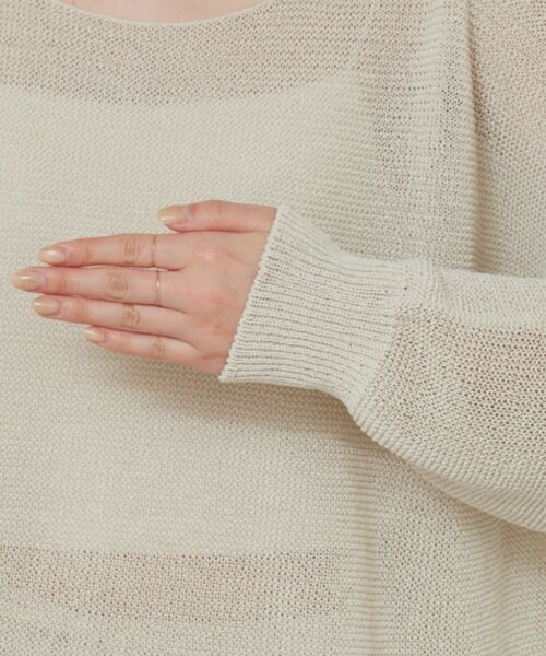 ペーパーヤーンメッシュニット（ニット/セーター）｜GALLARDAGALANTE