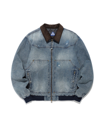 ISTKUNST | DENIM WORK JACKET_BLUE(IK2EFMD110A)(デニムジャケット)