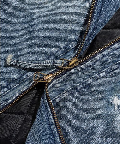 ISTKUNST（イストクンスト）の「DENIM WORK JACKET_BLUE(IK2EFMD110A)（デニムジャケット・レディース・その他・S/M）」の4枚目の写真