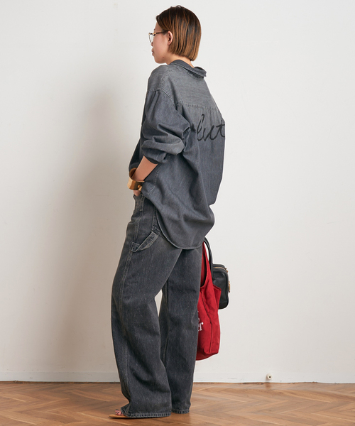 【専用】美品 2019 AP STUDIO エーピーストゥディオ デニムシャツ AP STUDIO エーピーストゥディオ USED加工 デニムシャツ 日本製 18-050