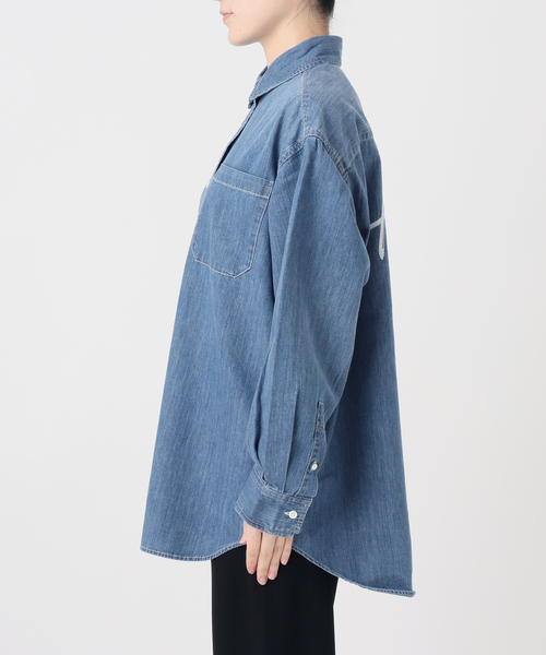 AP STUDIO（エーピーストゥディオ）の「ライティングデニムシャツ（シャツ/ブラウス・レディース・ライトグレー/ブルー・FREE）」の15枚目の写真